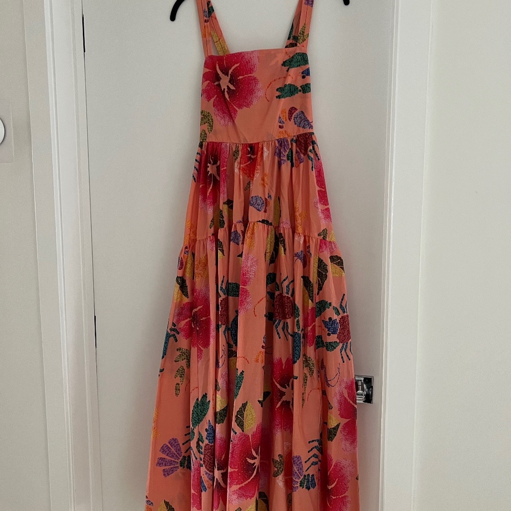 *BRAND NEW* FARM RIO FLORAL SEA MIDI DRESS SIZE SMALL